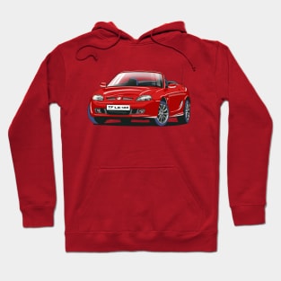 MG TF LE500 in Scorched Red Hoodie